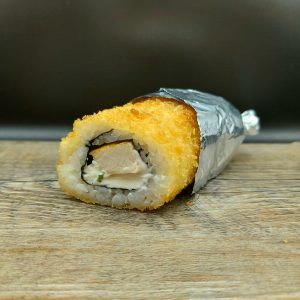 Hand Roll Salmon-Queso-Cebollin